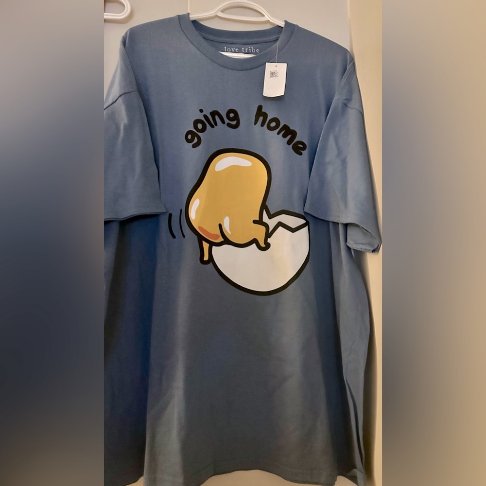 Blue Graphic T Shirt